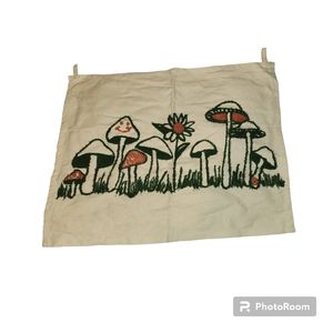 Urban Outfitters Mushroom Friends Embroidered Tapestry